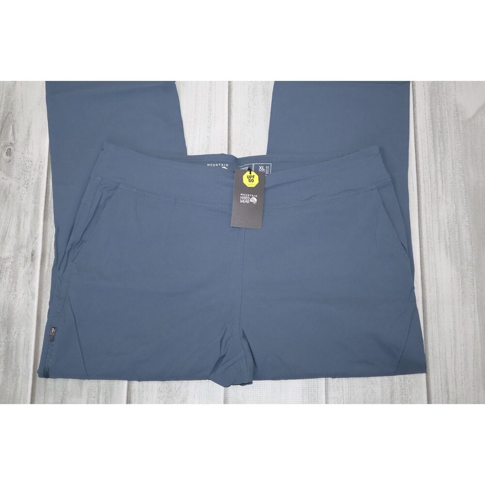 NEW Mountain Hardwear Dynama Pants Women’s XL Hiking Quick Drying UPF Moon Blue - Picture 5 of 11